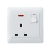 13A BS Socket with Switch and Light, PC Panel