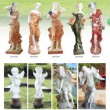 Customized Crafted White Marble Carving Sculpture