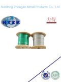 1*19 Green Color PVC Coated Wire Rope, Made in China