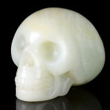 New Jade Human Skull for Fengshui (0A89)