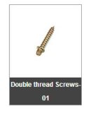 Fasteners Double Thread Screws