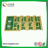 4 Layer Gold Finish Printed Circuit Board /Green Solder Mask Immersion Gold PCB Board