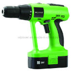 Electric Tool 24-Volt Rechargeable Nicad Battery Drill with Double Speed and Handle (LY609-S)