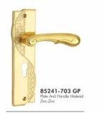 Zinc/Iron Plate Zinc/Alu Handle Mortise Plate Door Lock 85241-703 Gp