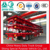20ft 40ft Container Flatbed Semi Trailer
