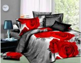 Romantic Rose, Love Heart & 3D Bedding Set