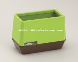 Colorful Plastic Pen Case Box for Stationery Goods-Green (Model. 5302)