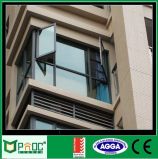 Commercial Aluminum Casement Window with Flyscreen for Australian Market