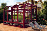 European Style No-Cassette Sunroom Retractable Awning