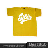 Bestsub Yellow Sublimation Printed Cotton T-Shirt (TSY)