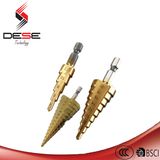 3PCS 4-12/4-20/4-32mm Step Drill Bits HSS Power Drills Tools