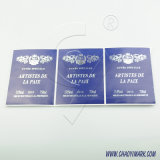 Blue Background Particularly Custom High Quality Sticker Label 208