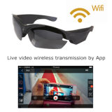New Tech Live Video Wireless Transmission WiFi Camera Sunglasses (THB968W)