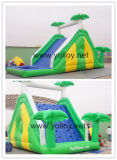 Tropical Inflatable Water Slide with Pool