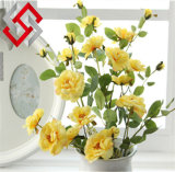 China Rose Home Decor High Quality Floral Silk Artificial Flower