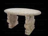 Oval Marble Table (2714)