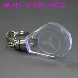 China Engraving Crystal LED Key Chain Gift (JD-YSK-002)