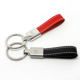 Custom Leather Key Chain-13-1223-5