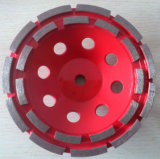 Diamond Double Row Cup Grinding Wheel