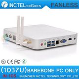 Fanless Mini PC Intel Celeron 1037u CPU 1.8GHz with 4 USB 3.0 Ports Linux PC