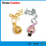 Jewelry Pendant Necklace Flash USB Disk