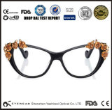 Best Selling 2015 Fashion Hand Made Acetate Eyewear Optical Frame for Girls