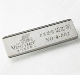 Custom Personalized Aluminum Metal Name Badge
