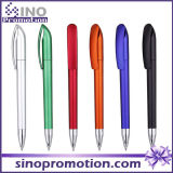 Metal Luster Plastic Ballpoint Pen/ Frosted Advertising Ball Pen