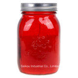 Citronella Candle in Glass Jar with Galvanized Lid (SK8092)