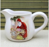 Santa Claus Design for Ceramic Milk Jug Milk Pot