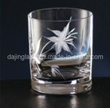 Crystal Tumbler with Cut and Sliver (G1209)