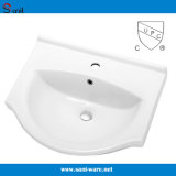 High Quality Upc Sink Porcelain Wash Basin for Vanity (SN1594-60)