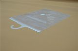 Transparent Plastic Garment Bag with Hanger and Zipper