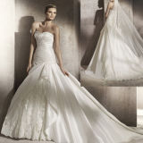 Taffeta Lace Wedding Dress -111134