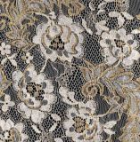 Metallic Yarn Lace Fabric (CY-LW0210)