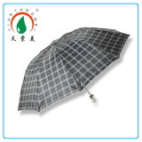 OEM Polyester with Sliver Coating 3 Folding Umbrella