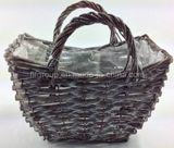 Outdoor New Design Willow Decorative Wicker Plant Basket