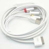 Composite AV Cable for Apple iPad/iPhone/iPod Series Connect to TV (AFI01)