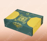 Green/Yellow Coated Paper Gift Box for Perfume Packaging (HYG016)