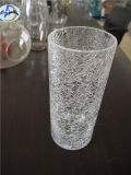 Hot Sell Handmade Clear Crackle Glass Vase for Glassware