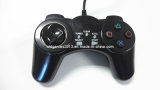 Double Dual Shock PC Gamepad/Game Accessory- (SP1003 Black)