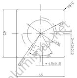 Custom-Made Aluminium/Aluminum Alloy Tube Parts (LT-104)