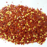 Red Hot Chilly Granules with Visible Seeds
