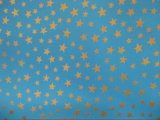 Multicolor Stars Blue Background PVC Print Fabric /Polyester Oxford