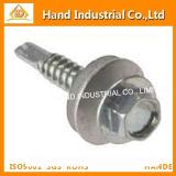 Stainless Steel Hex Wafer Head Fasteners Roofing Screw (DIN7504)