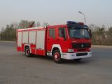 HOWO 4*2 Fire Truck - Water and Foam Fire Engine 10T