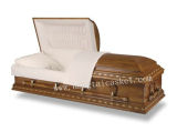 Hardwood Poplar Casket of The Funeral (HT-0609)