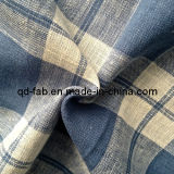 Cotton/Linen Yarn Dyed Fabric (QF13-0741)