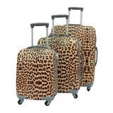 Leopard PC Luggage Travel Bag Suitcase (HX-W3597)