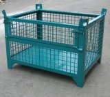 Exported Industrial Warehouse Logistics Storage Wire Mesh Containers
